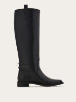 Ferragamo Knee high boot with Hug buckle detail - Image 4